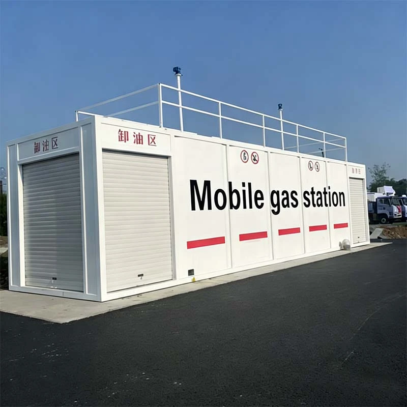 Mobile Tankstelle für Gasbehälter